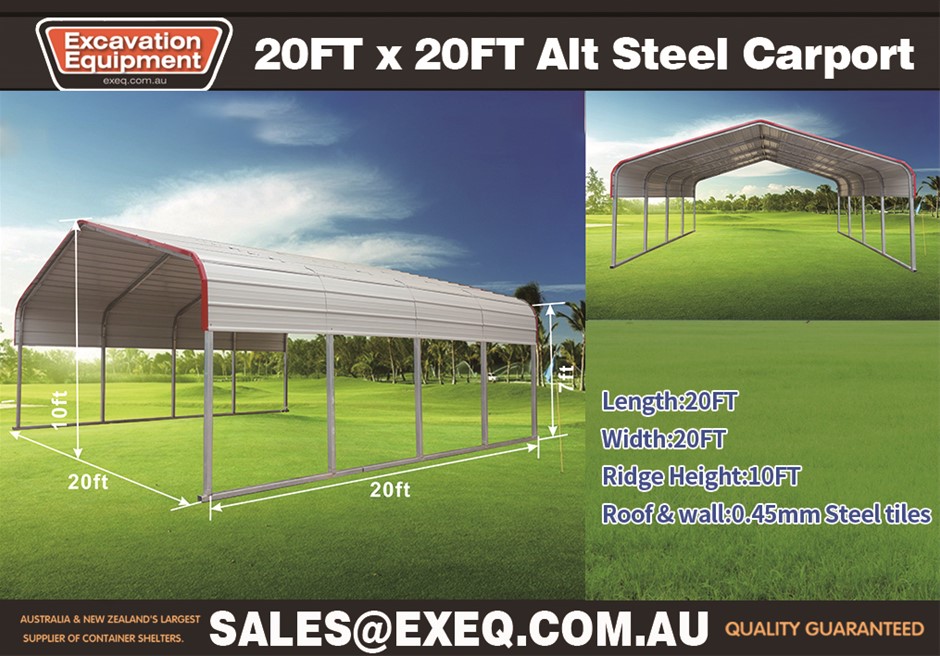 Unused 20ft x 20ft Carport – Melbourne