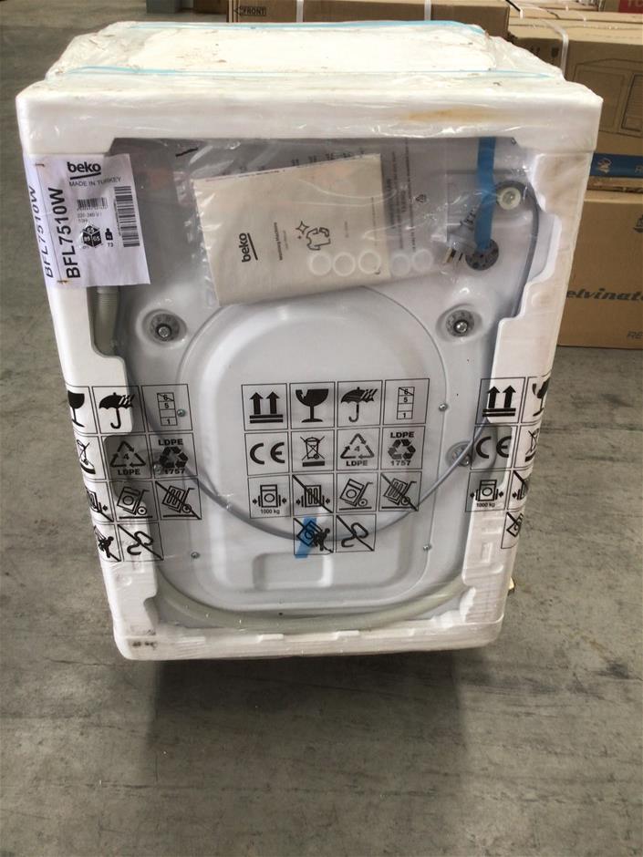 Beko BFL7510W Front Loading Washing Machine Auction (00993021353