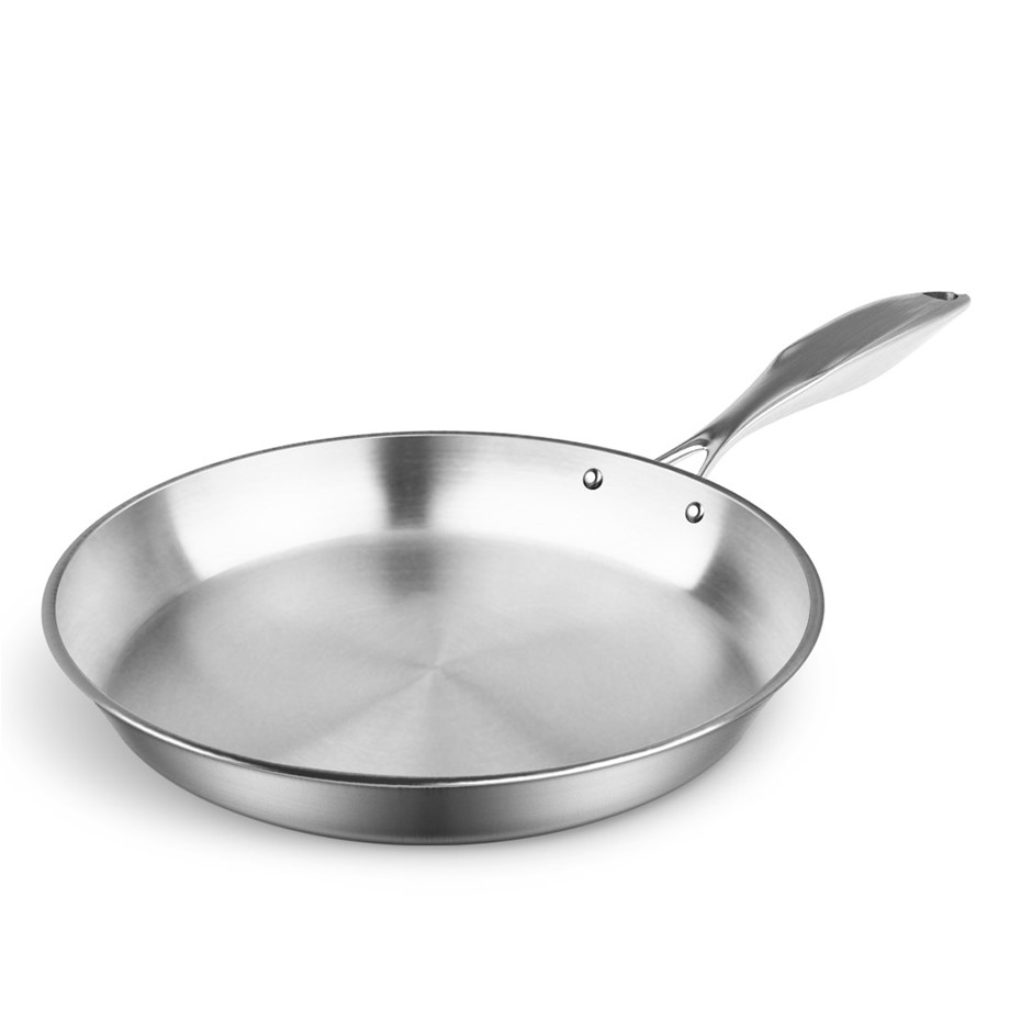 SOGA Stainless Steel Fry Pan 32cm Top Gr