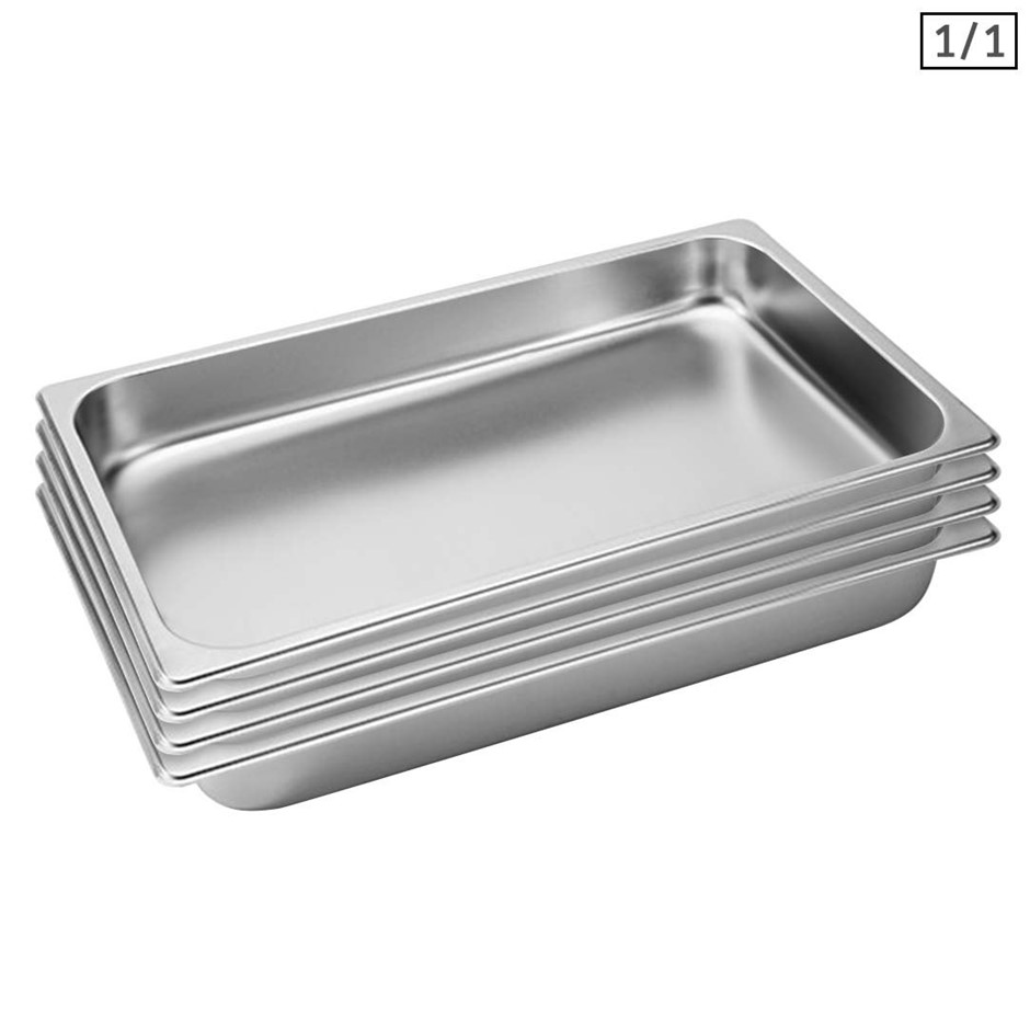 SOGA 4X Gastronorm GN Pan Full Size 1/1 