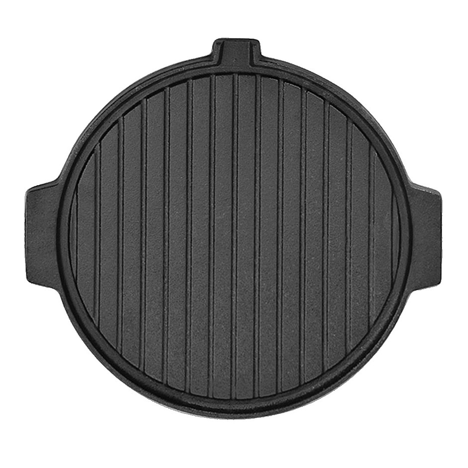 SOGA 30CM Round Cast Iron Korean BBQ Gri
