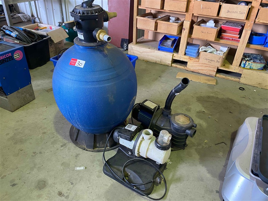 Sand Filter & Pumps Auction (00305047970) Grays Australia