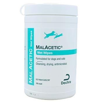 MalAcetic Wet Wipes / Dry Bath 100's