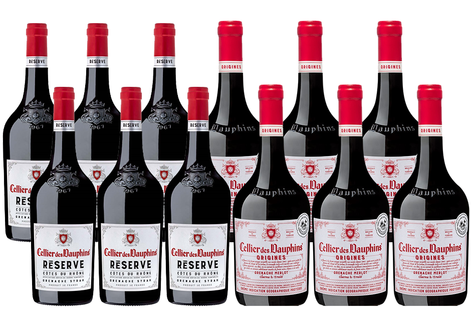 Mixed French Cote du Rhone Pack (12x 750mL)