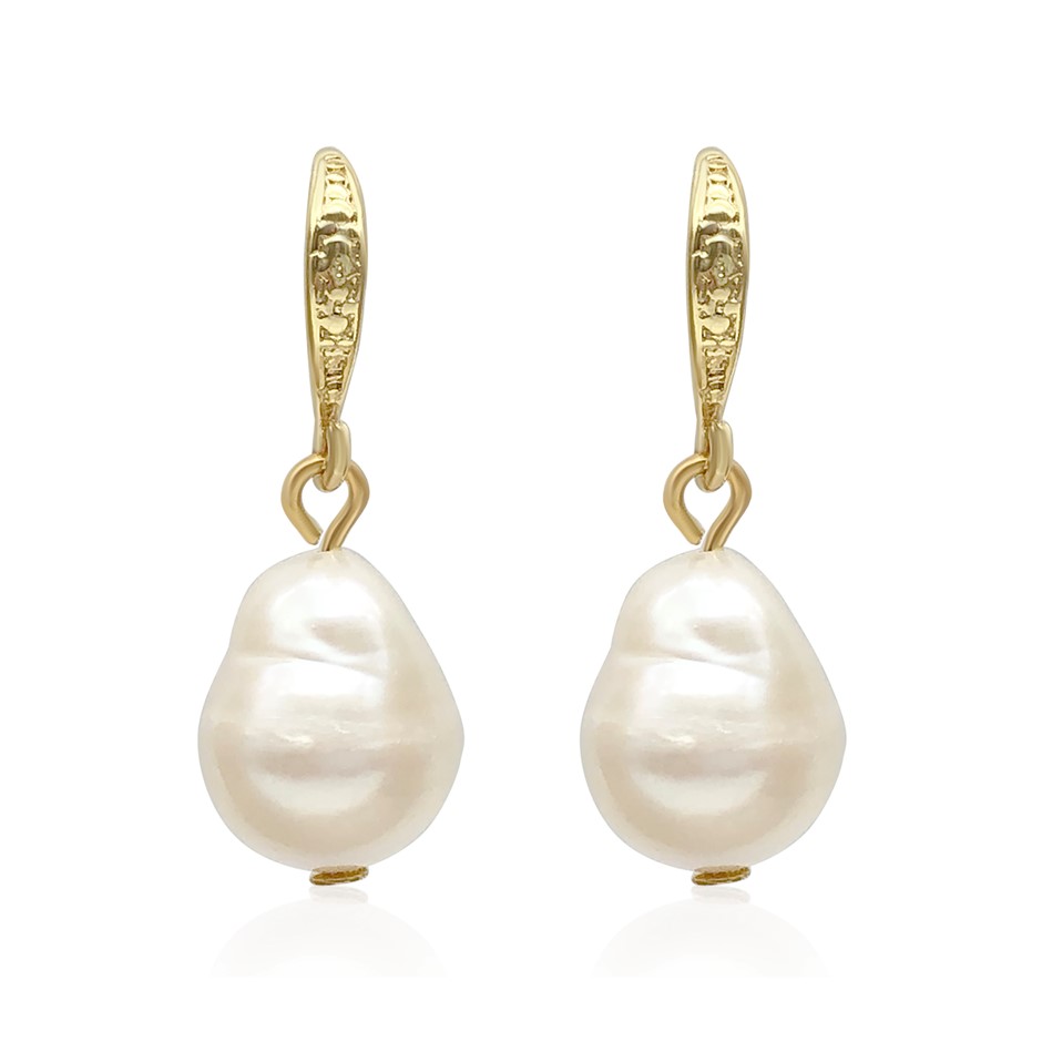 Baroque Freshwater Pearl Drop Earrings Auction (0003-2542738) | Grays ...