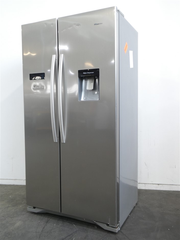 Hisense Stainless Steel 610L Side by Side Fridge (HR6SBSFF610SW