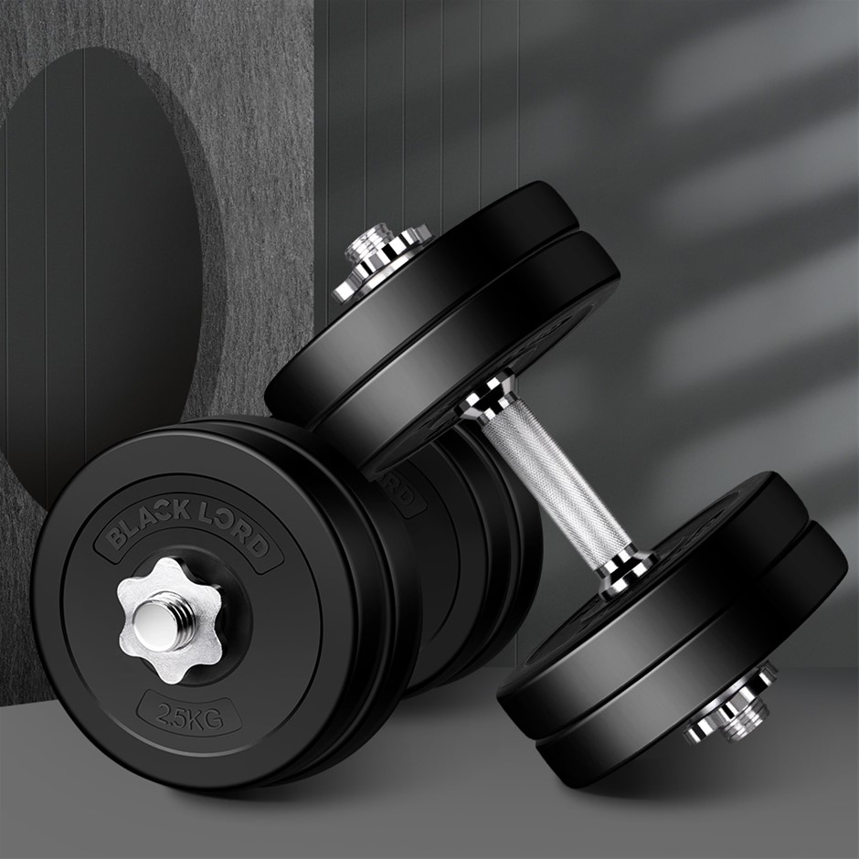 Dumbbell Set 25KG Adjustable Rubber Plat