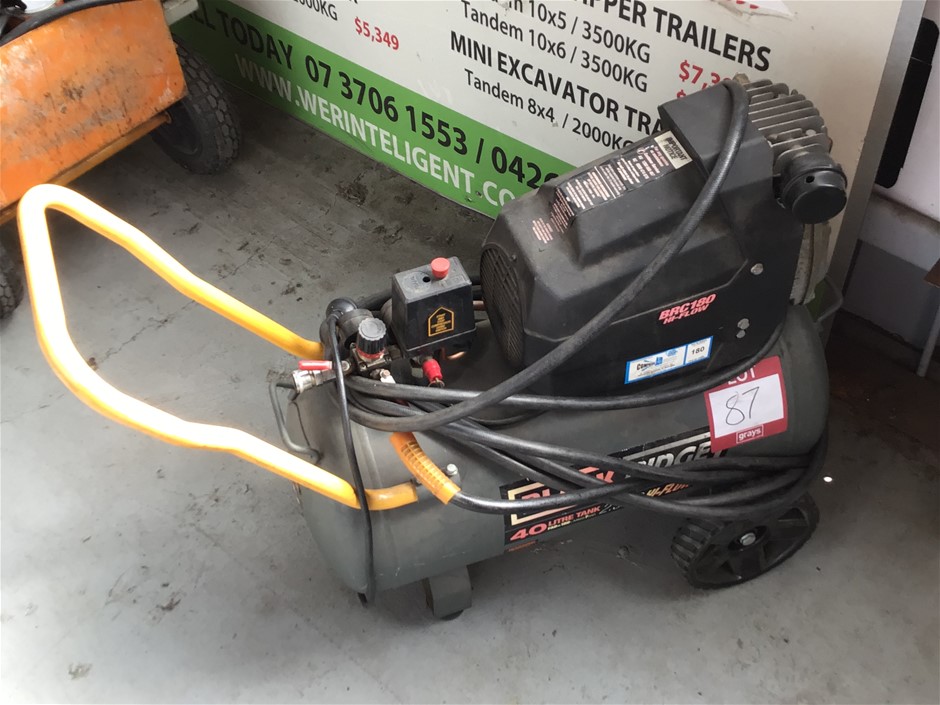 Black Ridge BRC 180 Air Compressor Auction (00877038176) Grays Australia