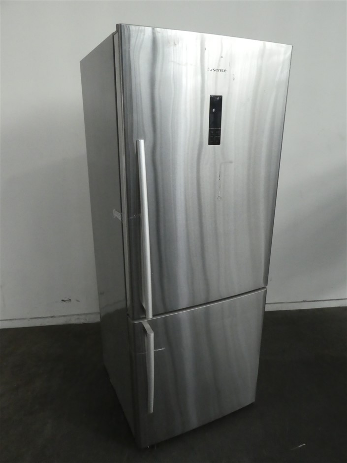 Hisense Stainless Steel 435L Bottom Mount Fridge (HR6BMFF435SD) Auction ...