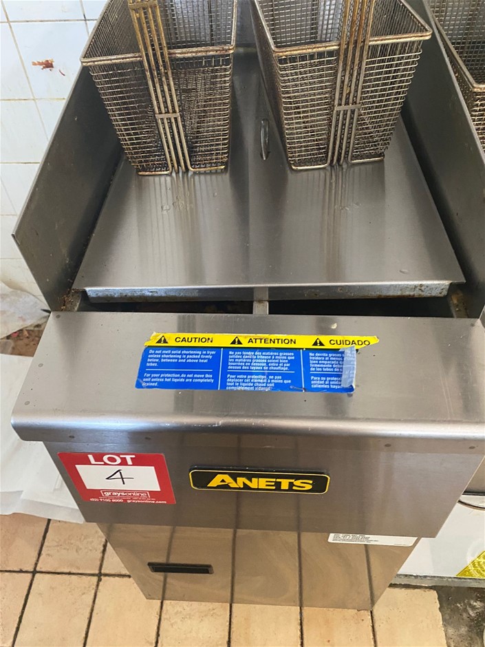 Stainless Steel Twin Pan Deep Fryer Auction (00045048544