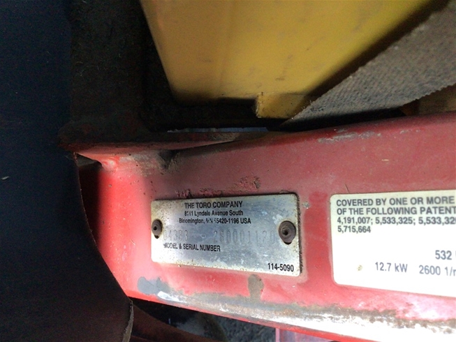 Toro Greensmaster Reel Mower Auction (0001-7039247)