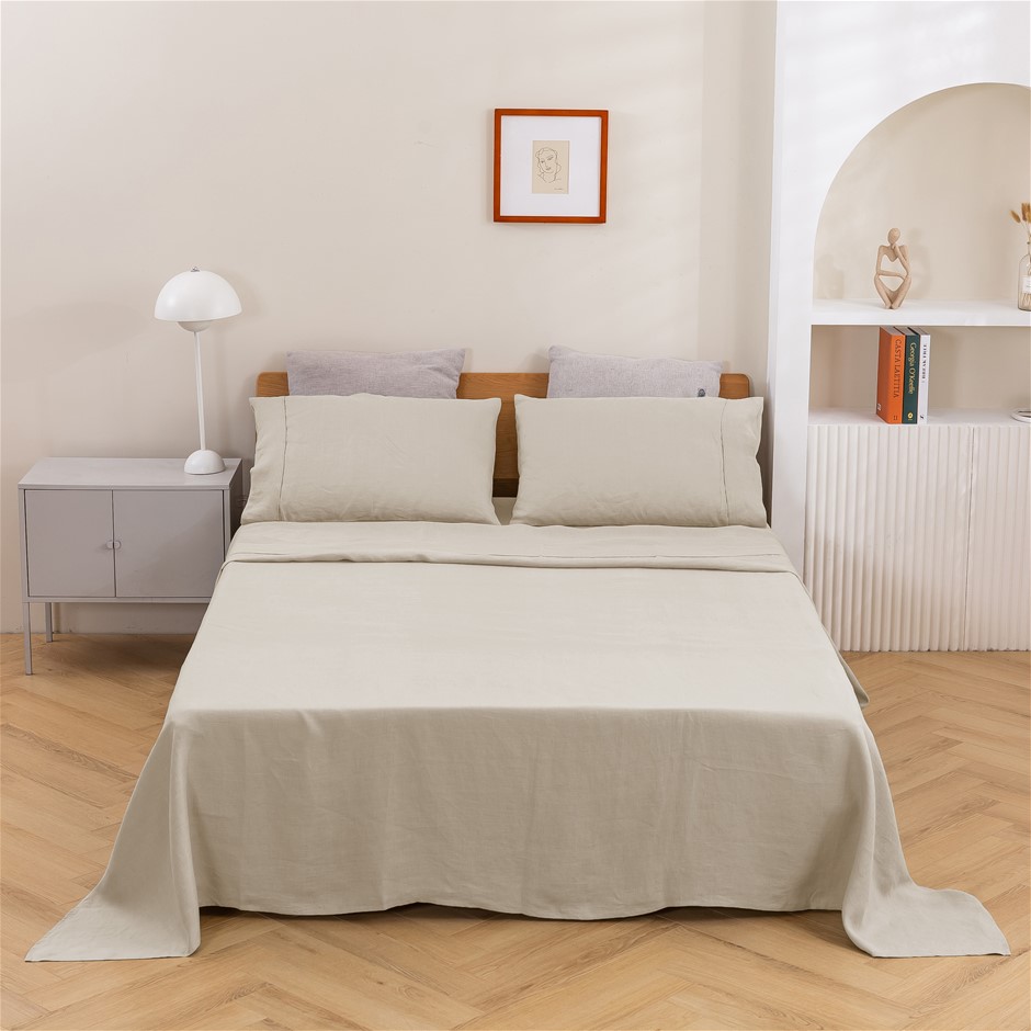 Natural Home Vintage Washed Hemp Linen S