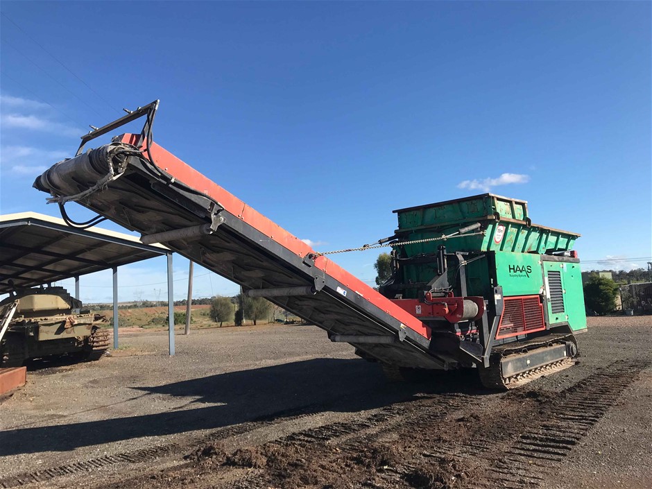 2014 Haas Recycling Systems 2 Shaft Shredder Auction (00013021822