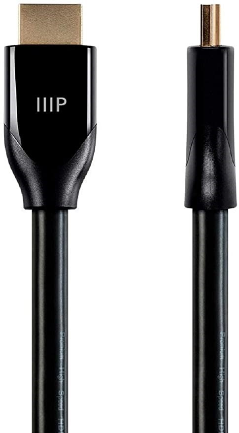 Monoprice Certified Premium HDMI Cable - Black, RRP: $64.99, 25 Feet | 4K@6