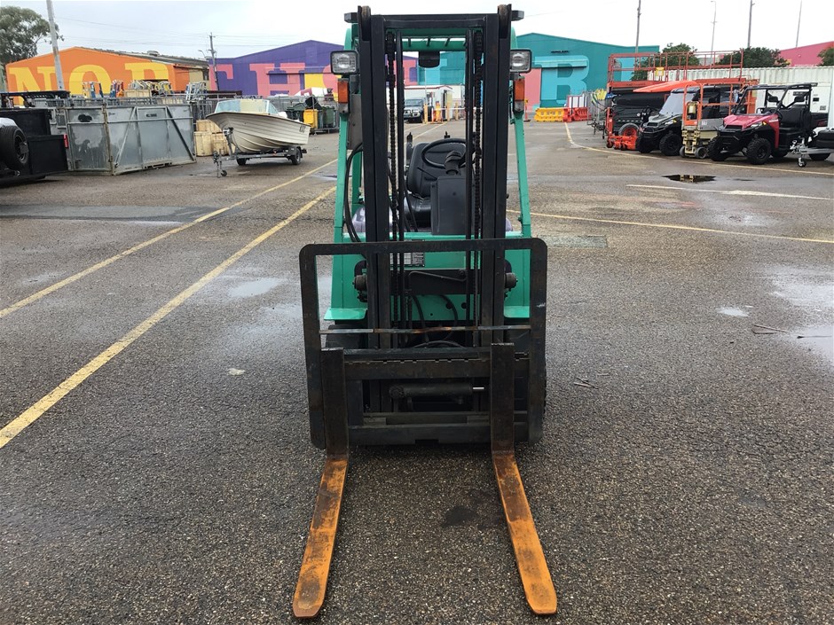 Mitsubishi KFG15 Counterbalance Forklift Auction (0104