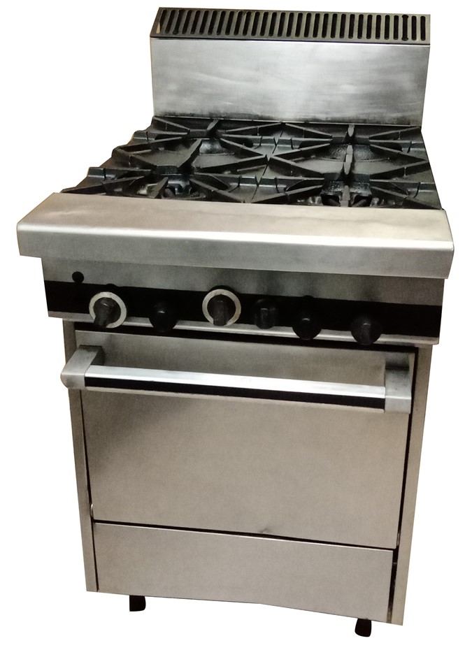 GARLAND GAS OPERATED 4 BURNER STOVE WITH OVEN Auction (00135048761