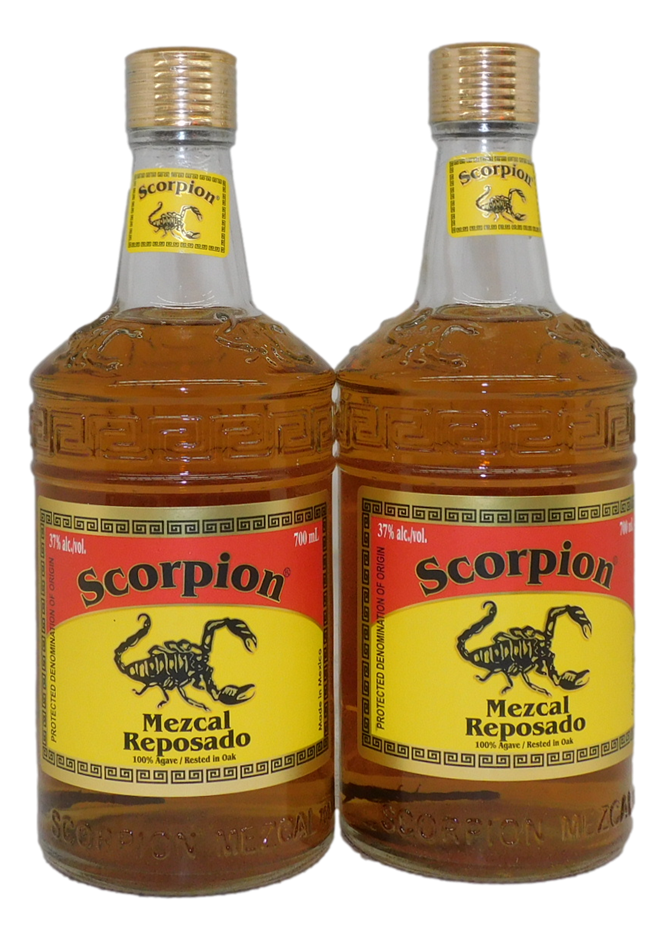 Scorpion Mezcal Reposado Tequila (2 x 700mL) Mexico Auction (0023