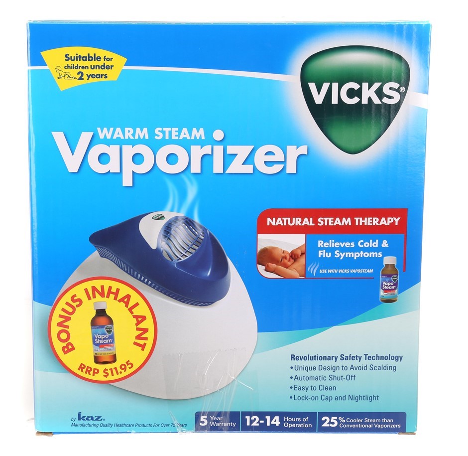 VICKS Warm Steam Vaporizer, Model V188. NB Minor Use, Missing Inhaler