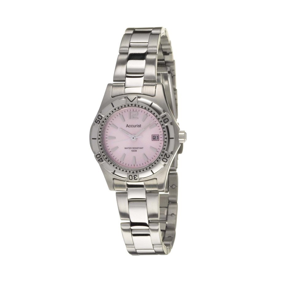 Accurist Ladies Stainless Steel Watch - 
