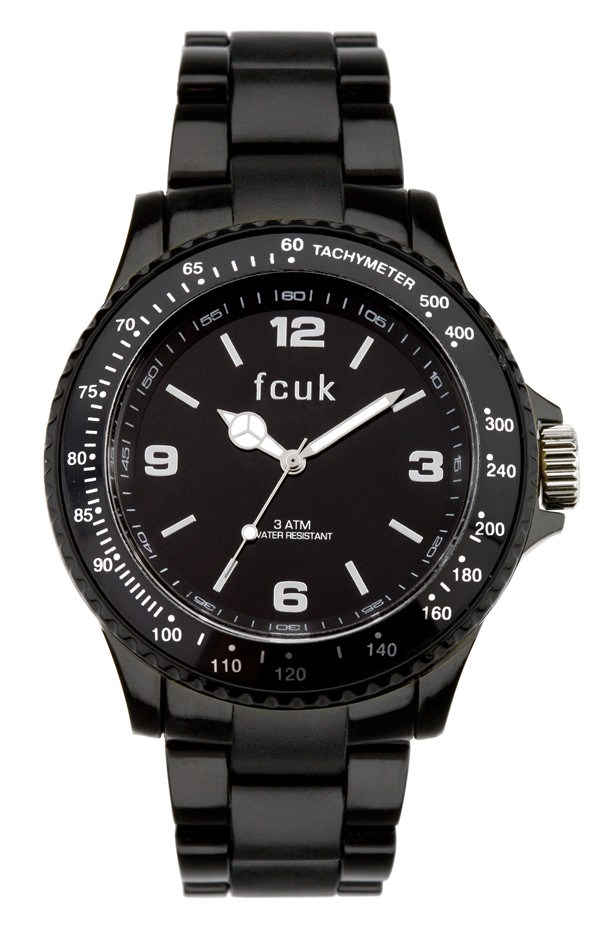 FCUK Unisex Tachymeter Watch - FC1074BB