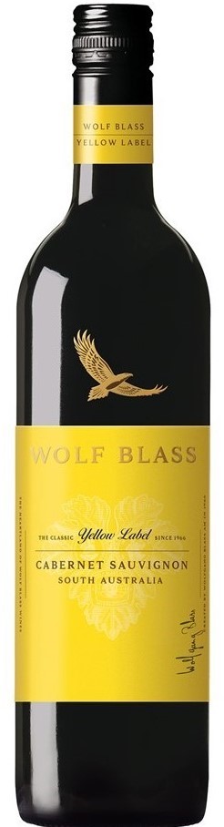 Wolf Blass Yellow Label Cabernet Sauvignon 2021 (6x 750mL).