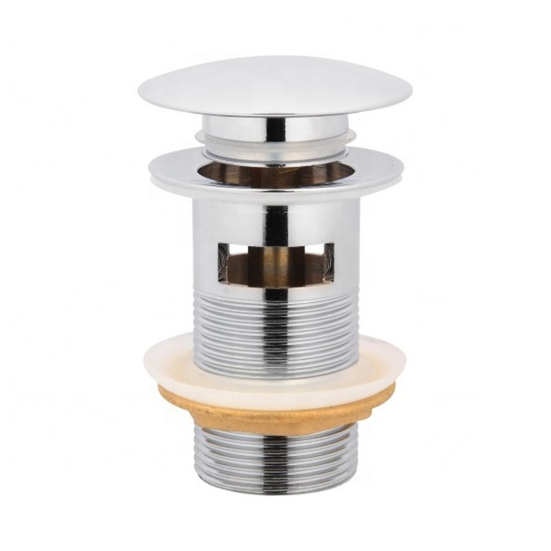 32/40mm Chrome Mushroom Solid Brass Basi