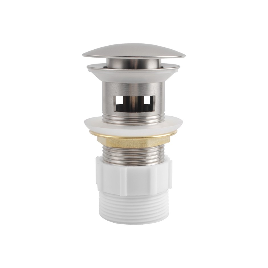 32/40mm Brushed Nickel Mushroom Solid Br