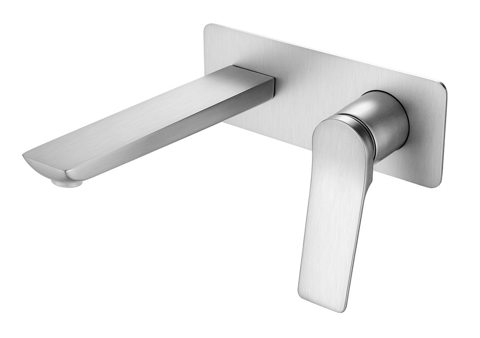 RUSHY Series Square Brushed Nickel Wall 