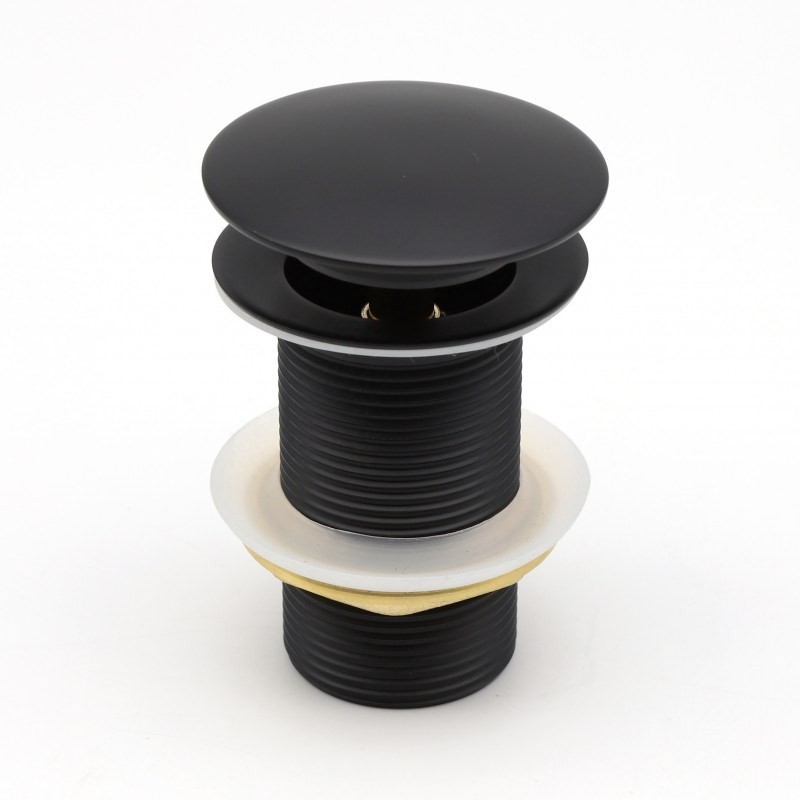 32/40mm Black Mushroom Solid Brass Basin