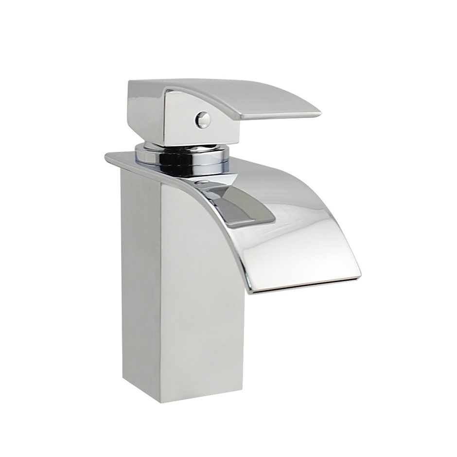 CASCADE Series Chrome Waterfall Basin Mi