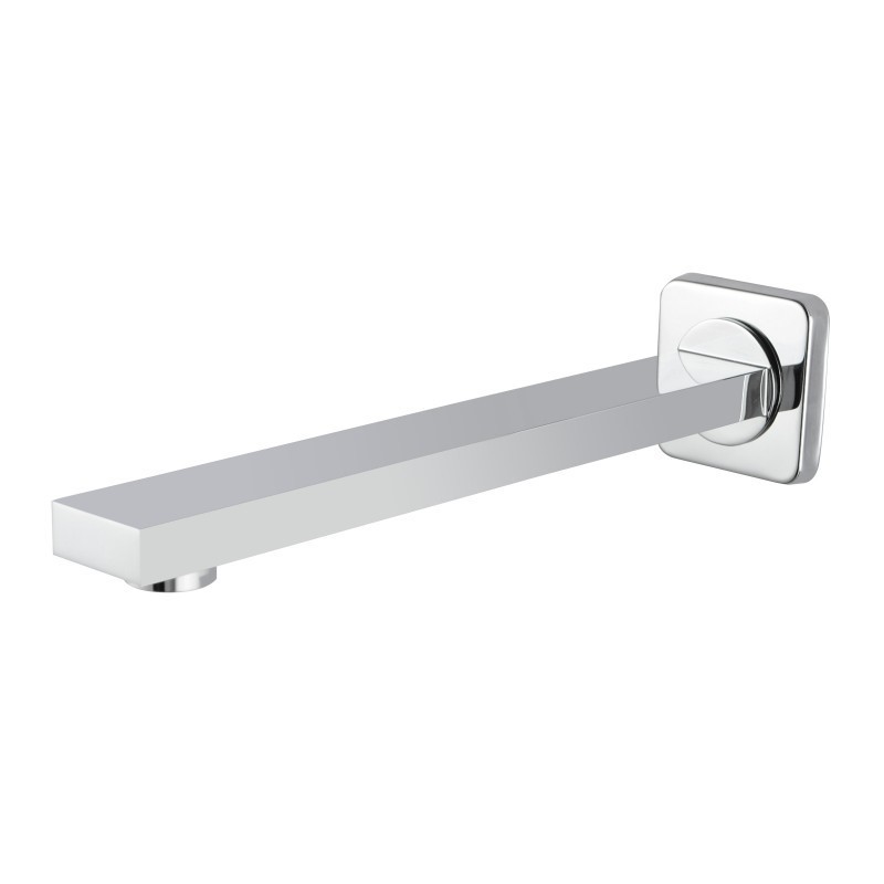 BLAZE Series Square Chrome Bath Spout