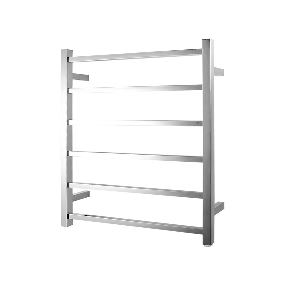 Chrome Square Electric Heated Towel Rack
