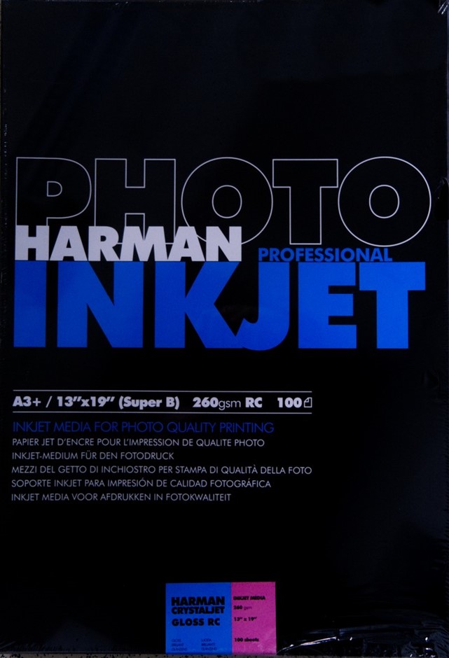 10 x Boxes Harmon Photo Inkjet A3+ 13"x19" (Super B) Box of 100 sheets