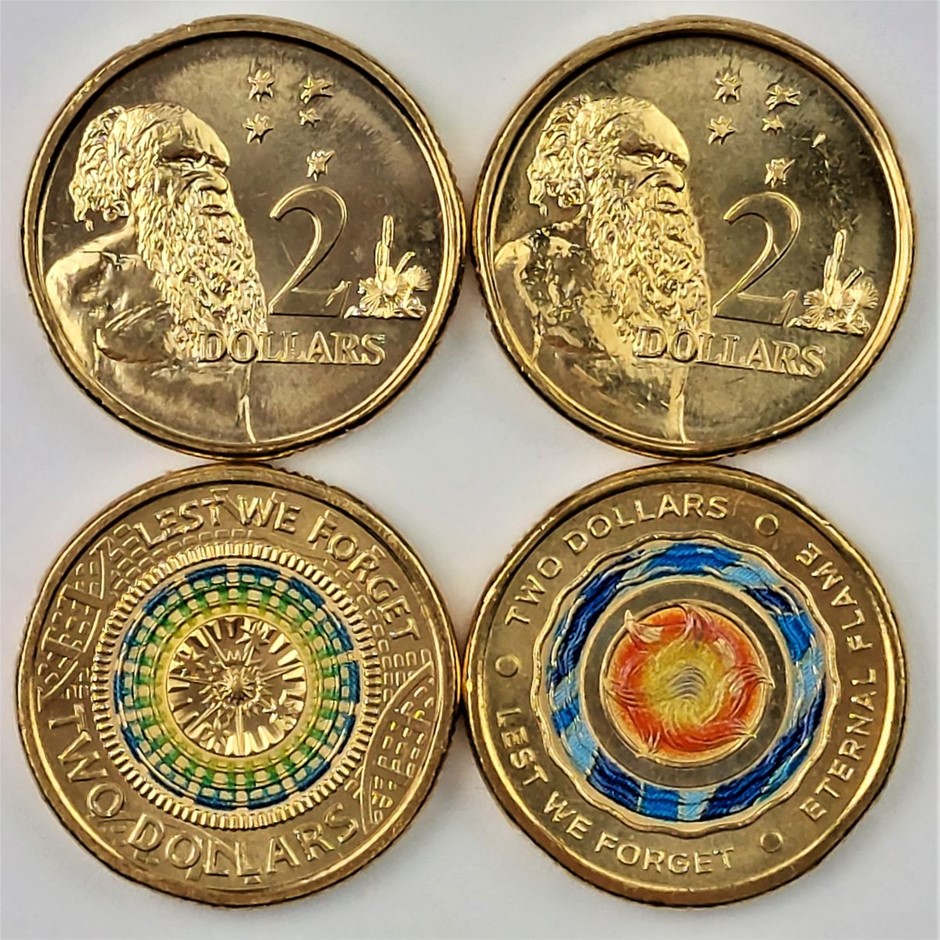 Commemorative $2 Coins x 4 Auction (0014-2545204) | Grays Australia