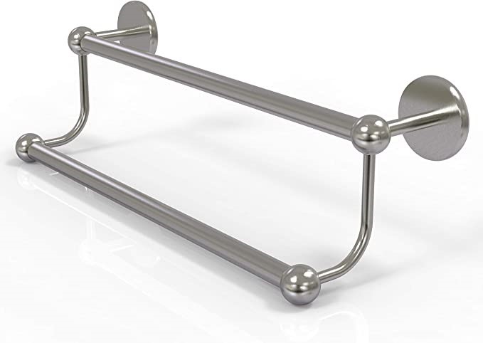 ALLIED BRASS 30" Double Towel Bar, Satin Nickel, Model: P1072/30-SN.