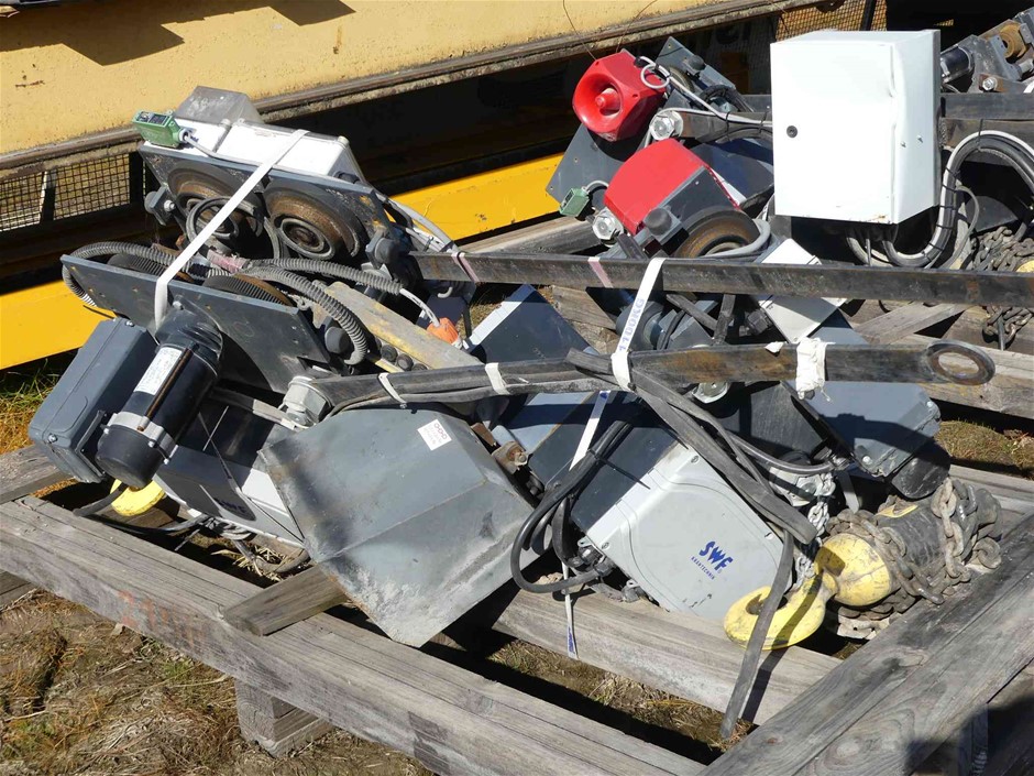 Pair of Chain Hoists SWF Krantechnik Auction (01203022592) Grays