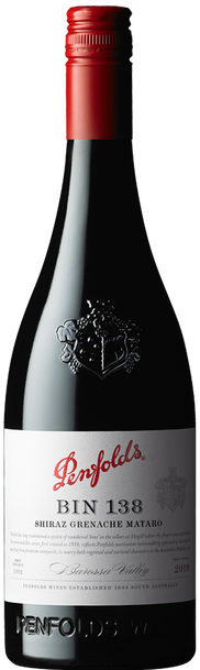 Penfolds Bin 138 Shiraz Grenache Mataro 2020 (6x 750mL). Barossa