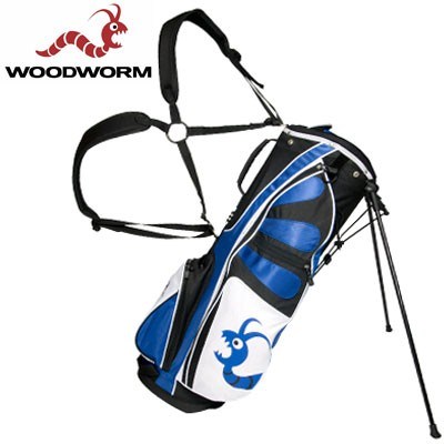 Woodworm Golf 8" Stand Bag - Black/ Roya