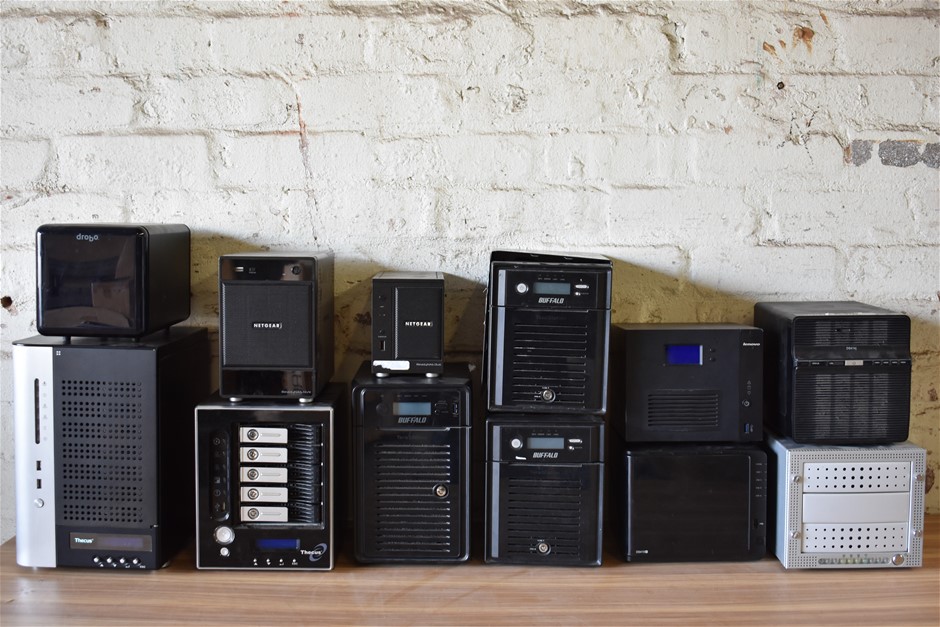 Pallet of Network Access Storage NAS Devices Auction (00662545637