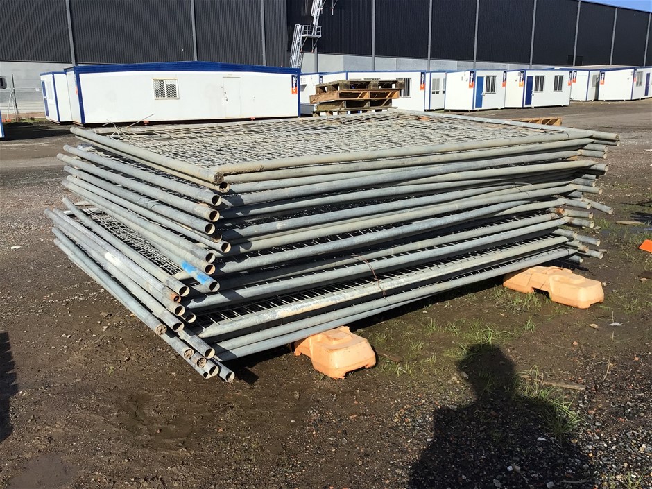 Approx 30x Temp Fencing Panels (Dandenong South) Auction (00063023133