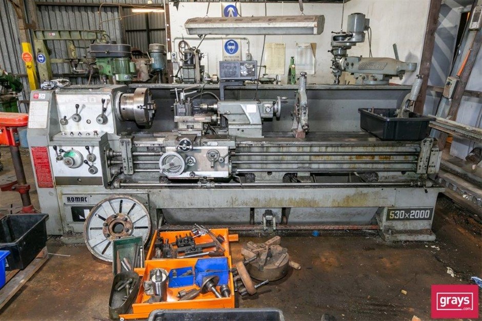 Jfmt J 530 Cap Bed Center Lathe Auction 00 Grays Australia