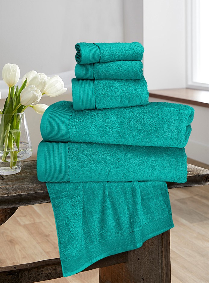 6 Pieces Pure Egyptian Cotton Towel Set 