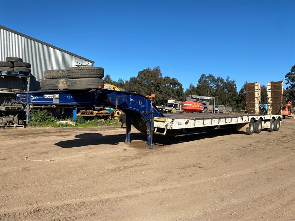 2009 Kennedy Quad Axle Float Quadaxle Widening Low Loader Trailer Auction (00083023242) Grays