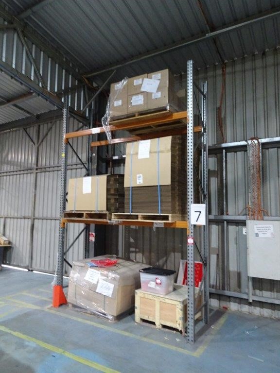 Brown Built Pallet Racking Auction (02258016193) Grays Australia