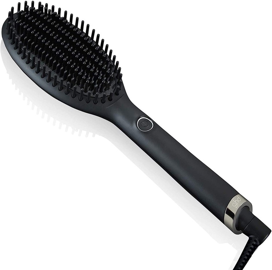 GHD Glide Hot Brush Ionic Hair Straightening Brush, Black.