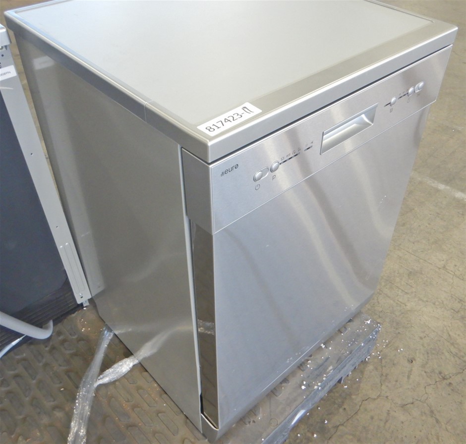Euro 60cm S/S Freestanding Dishwasher, Model PR60DW4S (Damaged