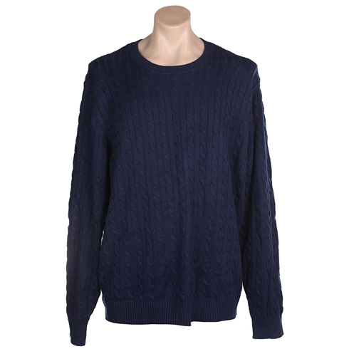 JACHS Men's Cashmere Blend Sweater, Size 2XL, Cotton/ Cashmere