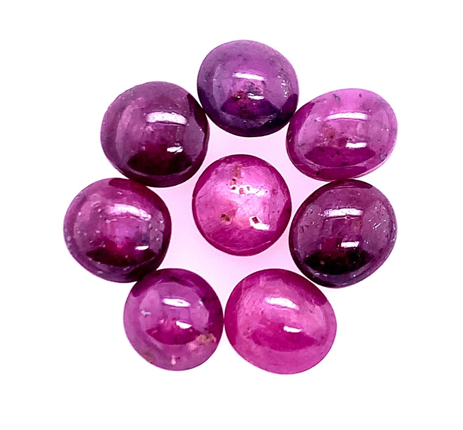 Forever Zain's Loose Ruby Cabochons Gemstone Collection