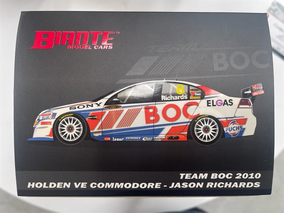 Team BOC, 2010 Holden VE Commodore, Jason Richards 08 1/18 scale Model