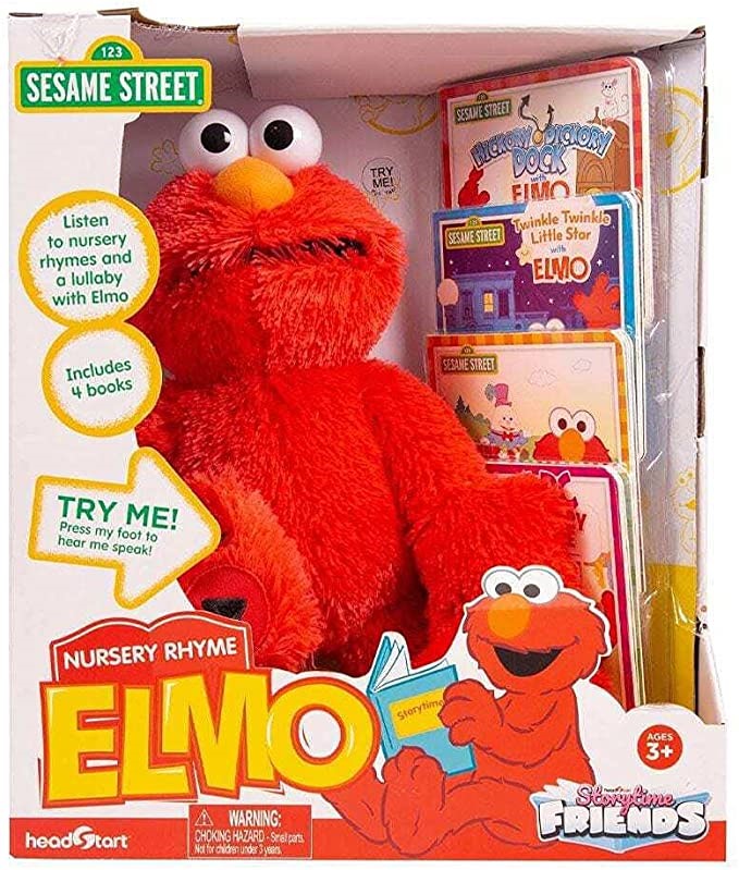 SESAME STREET Elmo Storytime Friends Nursery Rhyme, 79154. NB: Damaged ...